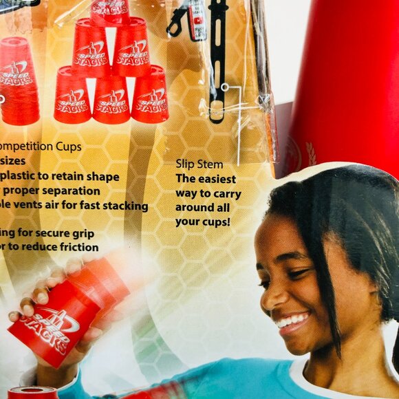 Speed Stacks Competition Cups Authentic Sport Stacking Set -Red Brand New - Picture 13 of 16